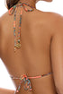 Luli Fama Seashell Jewel SEAMLESS REVERSIBLE LACE TRIM TRIANGLE TOP